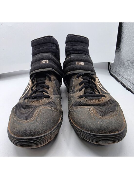 Nike By You Alpha Huarache Elite 2 Mens Size 13 Black Baseball Turf Shoes Sports main image 4